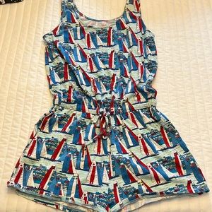 Vineyard vines sailboat romper XXS